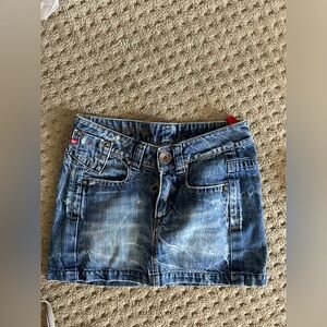 miss sixty denim skirt